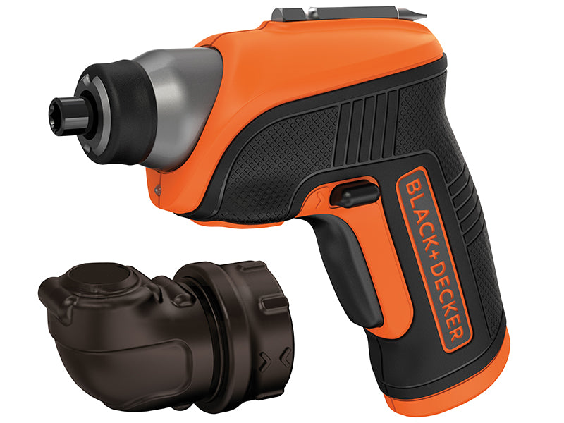 Black&Decker CS3652LC-GB CS3652LC Cordless Screwdriver & Right Angle Attachment 3.6V Li-ion