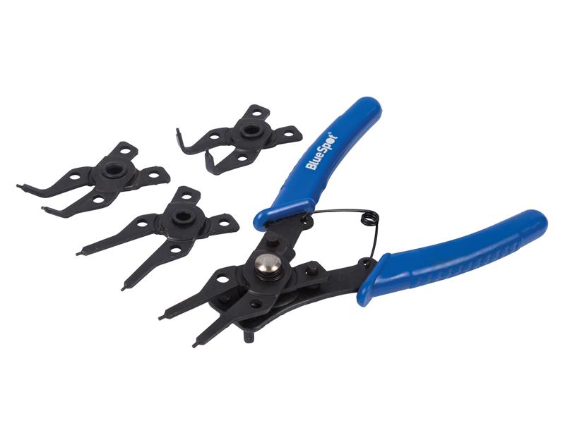 BlueSpotTools 08701 4-in-1 Circlip Pliers