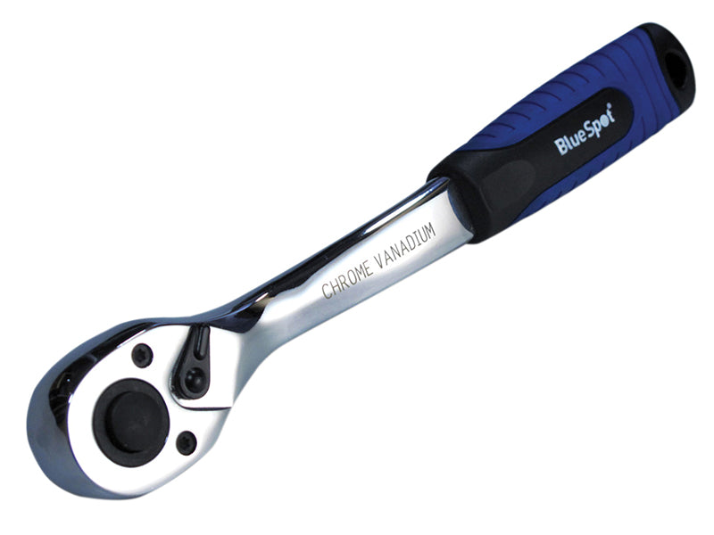 BlueSpotTools 2012 Soft Grip Ratchet 72 Teeth 3/8in Drive