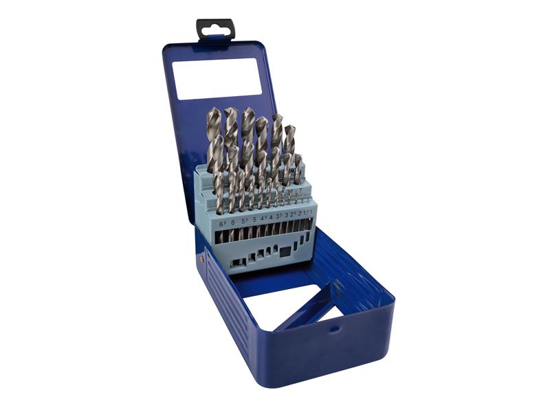 BlueSpotTools 20350 HSS Drill Bit Set, 25 Piece