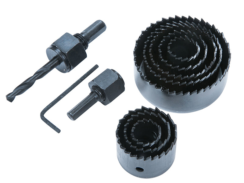BlueSpotTools 20507 Multi Holesaw Set, 11 Piece 19-64mm