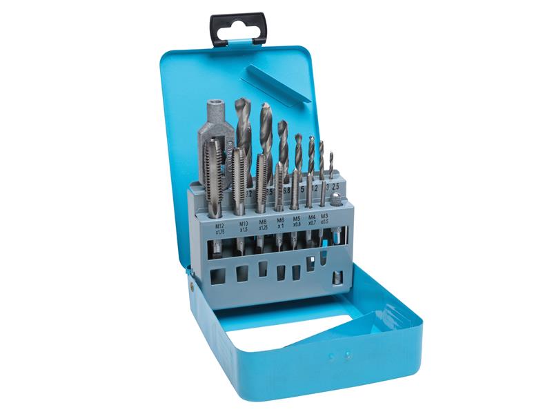 BlueSpotTools 20512 Drill & Tap Set, 15 Piece