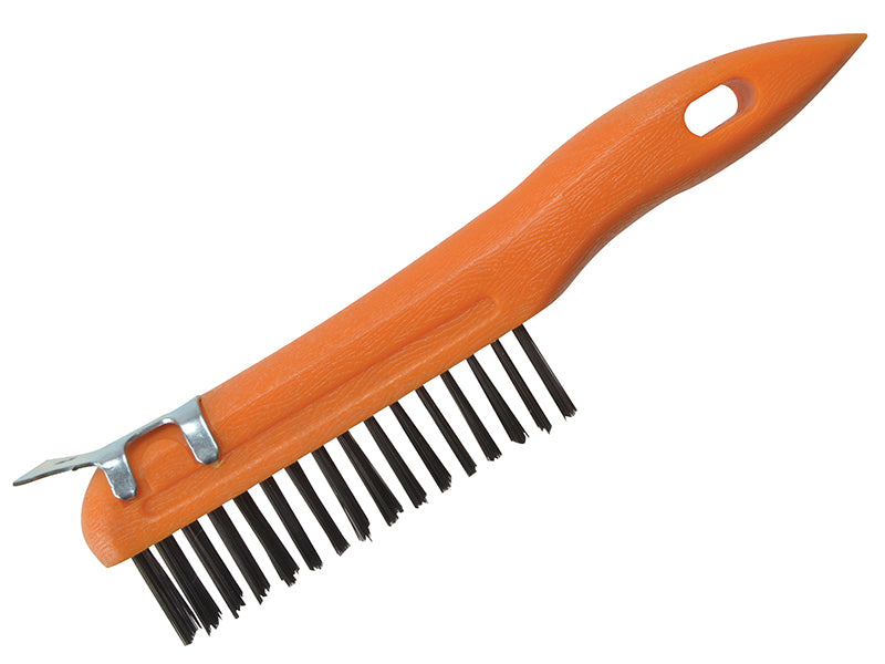 BlueSpotTools 22523 Plastic Wire Brush & Scraper
