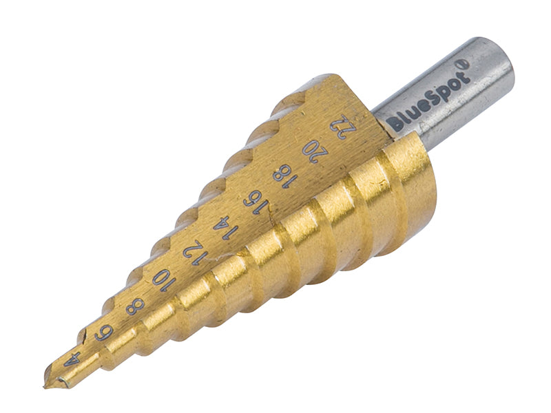 BlueSpotTools 32050 HSS Step Drill 4-22mm