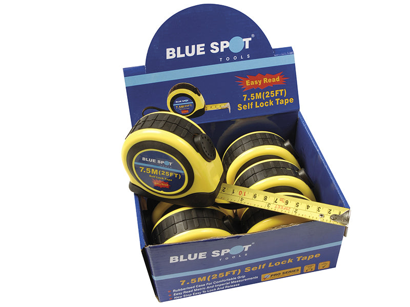 BlueSpotTools 33014 Tape 7.5m (6 Piece Display)
