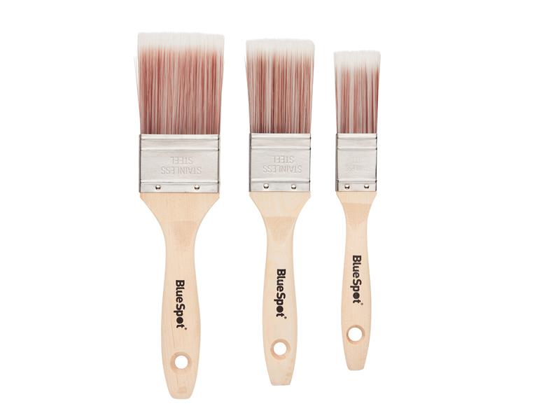 BlueSpotTools 36010 Synthetic Paint Brush Set, 3 Piece
