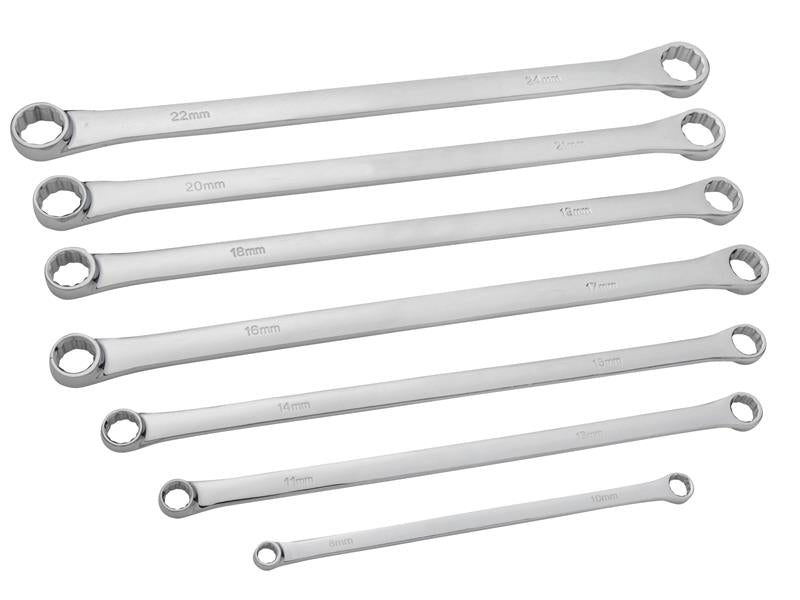 BlueSpotTools 4305 Extra Long Ring Spanner Set, 7 Piece
