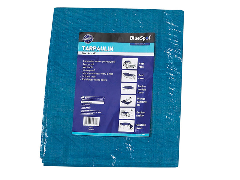 BlueSpotTools 45922 Tarpaulin 1.9 x 2.9m (6 x 9ft)