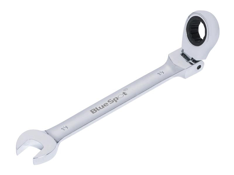 BlueSpotTools 5107 180� Flexible Head Ratchet Spanner 13mm