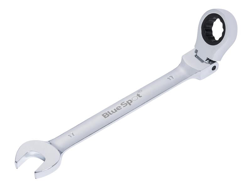 BlueSpotTools 5113 180� Flexible Head Ratchet Spanner 17mm