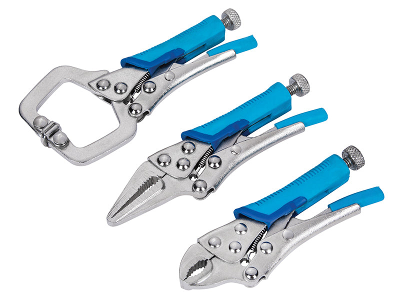 BlueSpotTools 6528 Mini Locking Pliers Set, 3 Piece