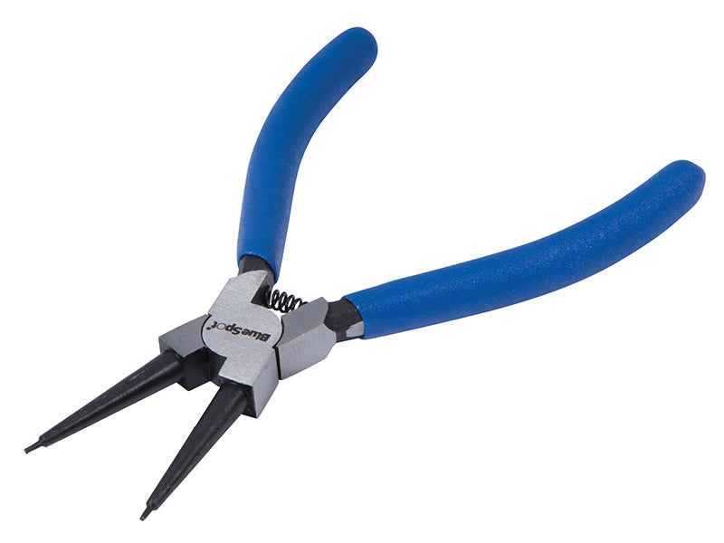 BlueSpotTools 8703 Circlip Pliers Internal Straight 150mm (6in)