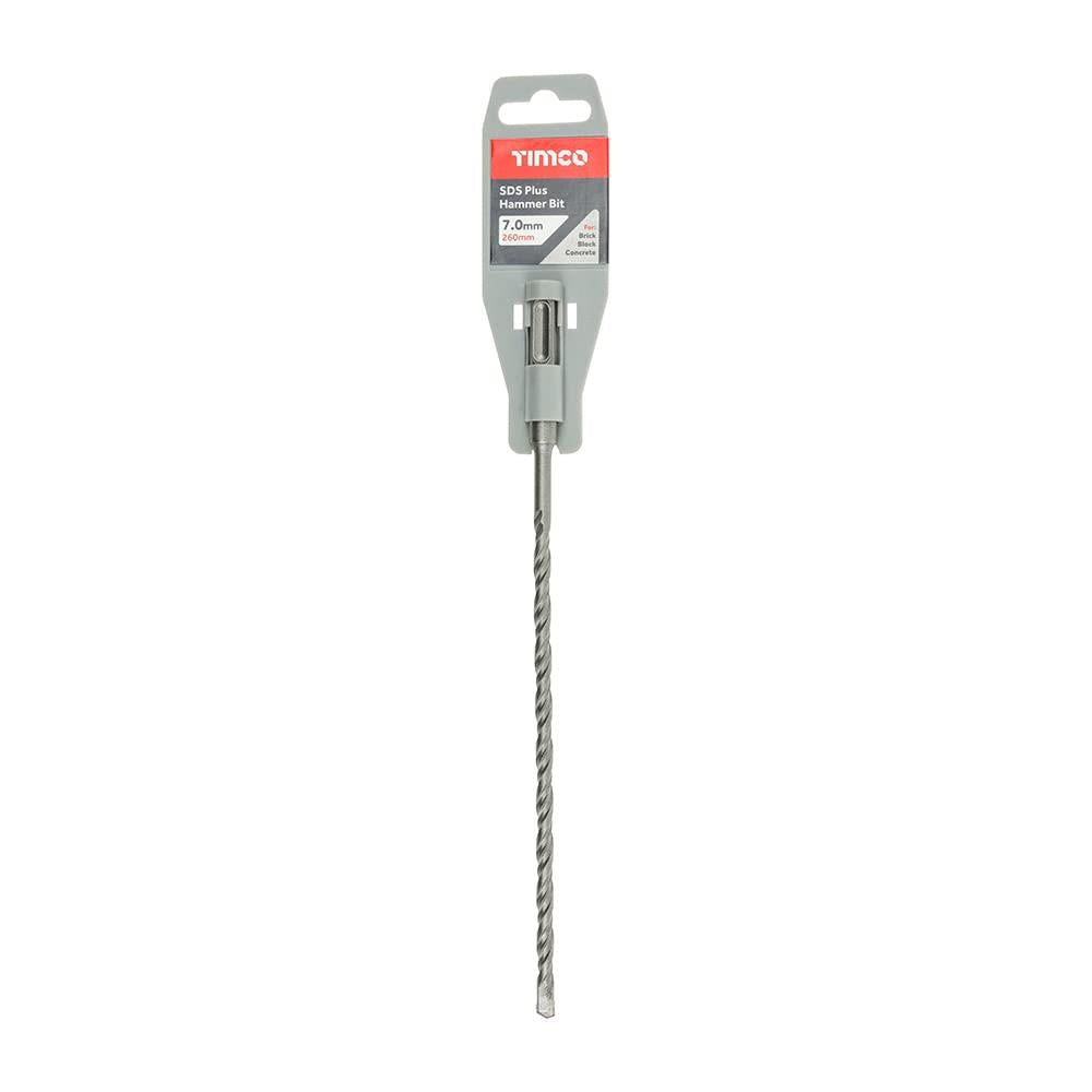 TIMCO SDS Plus Hammer Drill Bit 7.0 x 260mm