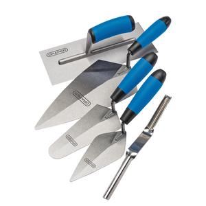 Draper 5PC TROWEL KIT - SOFT GRIP 70372 70372 Soft Grip Trowel Set (5 Piece)