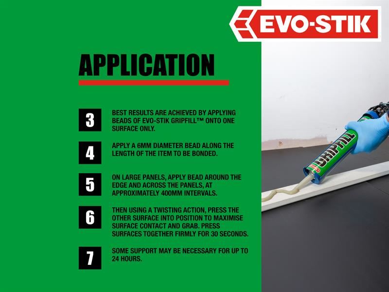 EVO-STIK 30812111 Gripfill 350ml