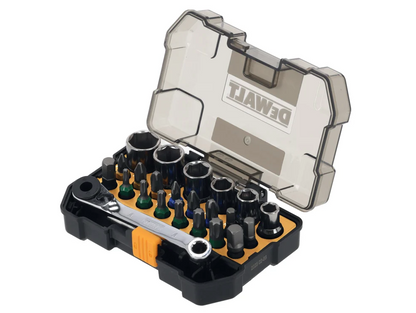 DeWalt McLaren Screwdriver Bit & Socket Set 24 Piece Impact Driver Set