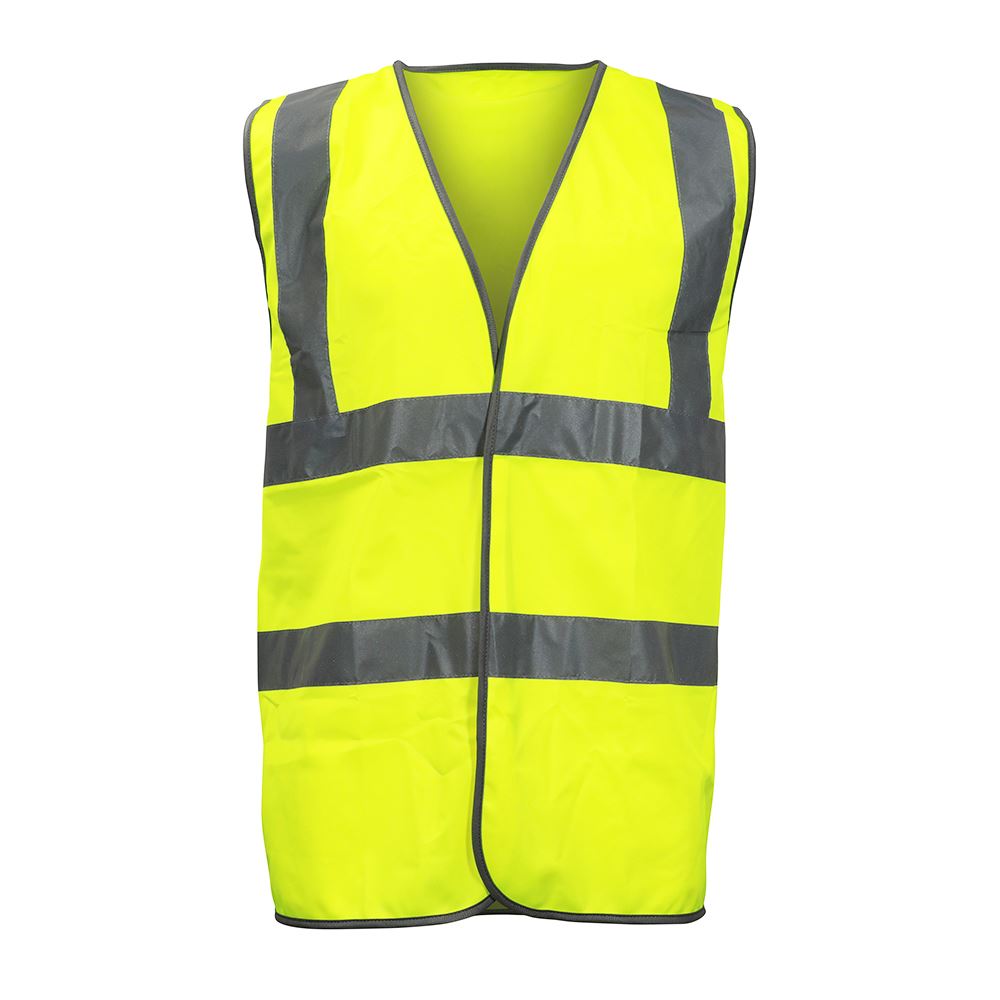 TIMCO Hi-Vis Vest Yellow XXXX Large Pack 1