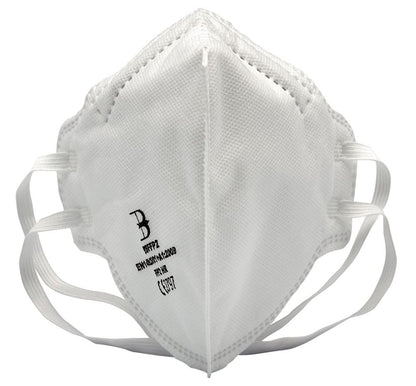 36571 Draper FFP2 Fold Flat Mask SI MOD (Pack of 5) FM/FFP2/5 Dust Masks, Respirators, Face Shields and Guards Professional Trade DIY Workshop Garag