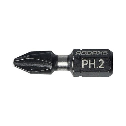 TIMCO X6 Impact Phillips Driver Bit No.2 x 25 Pack 10