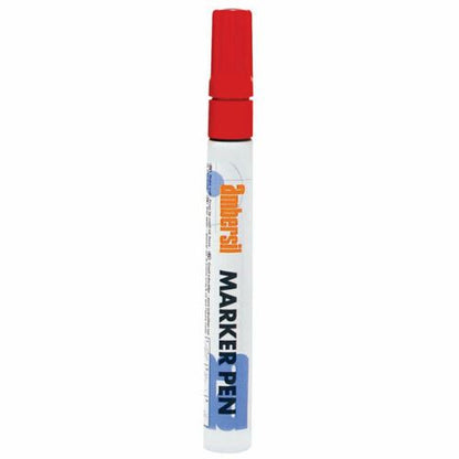 Ambersil Acrylic Permanent Paint Marker Pens – Various Colours, Fast Drying, Water Resistant Industrial Marking