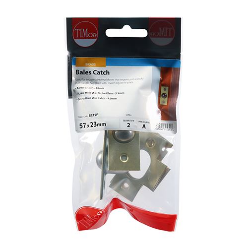 TIMCO Bales Catch 19mm Pack 2