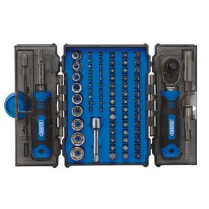 Draper 78PC RATCHET BIT SET 28029 28029 Ratchet and Screwdriver Bit Set (78 Piece)