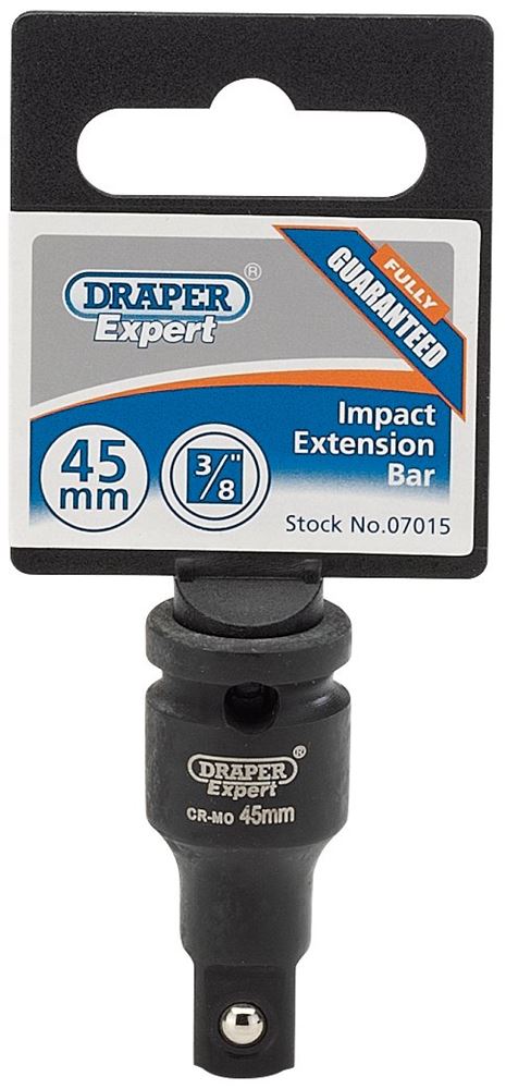 Draper 45MM IMPACT EXT BAR 3/8DR 07015 3/8" Sq. Dr. Impact Extension Bars
