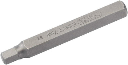 Draper 7MM HEX BIT 10MM HEX X 75MM 33335 Spare 10mm Hex. Insert Bits For Mechanic's Bit Sets