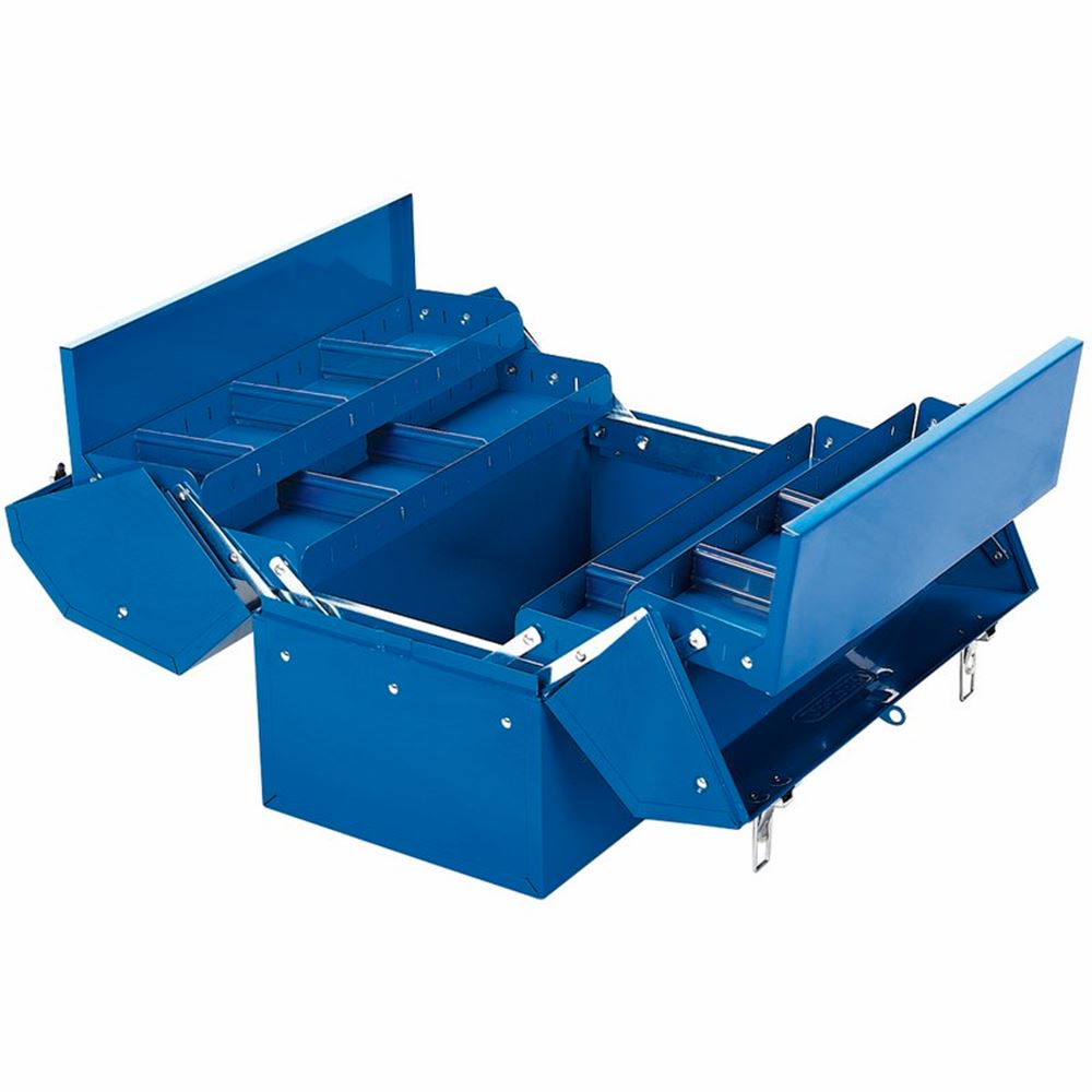 Draper BARN TYPE TOOLBOX WITH TRAY 48566 Barn Type Tool Box with 4 Cantilever Trays, 460mm