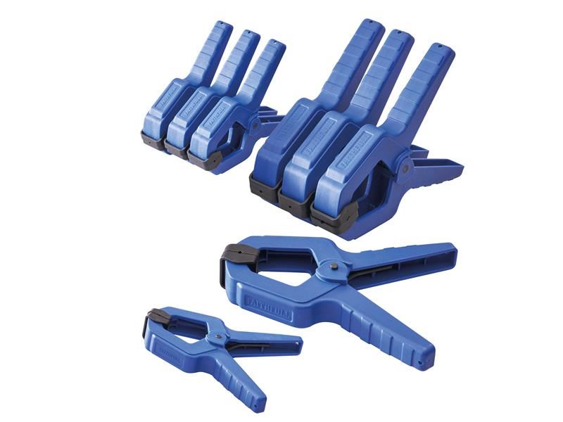 Faithfull FAISPCLSET8 Spring Clamp Set, 8 Piece FAISPCLSET8 |