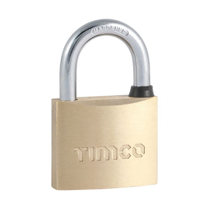 TIMCO Brass Padlock 40mm Pack 1