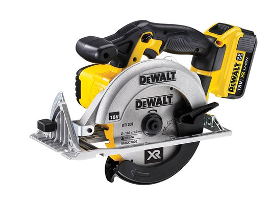 DeWalt DCS391M2-GB DCS391M2 Premium XR Circular Saw 165mm 18V 2 x 4.0Ah Li-ion