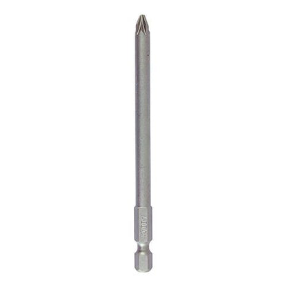 TIMCO Pozi Driver Bit - S2 Grey No.2 x 100 Grey Pack 1