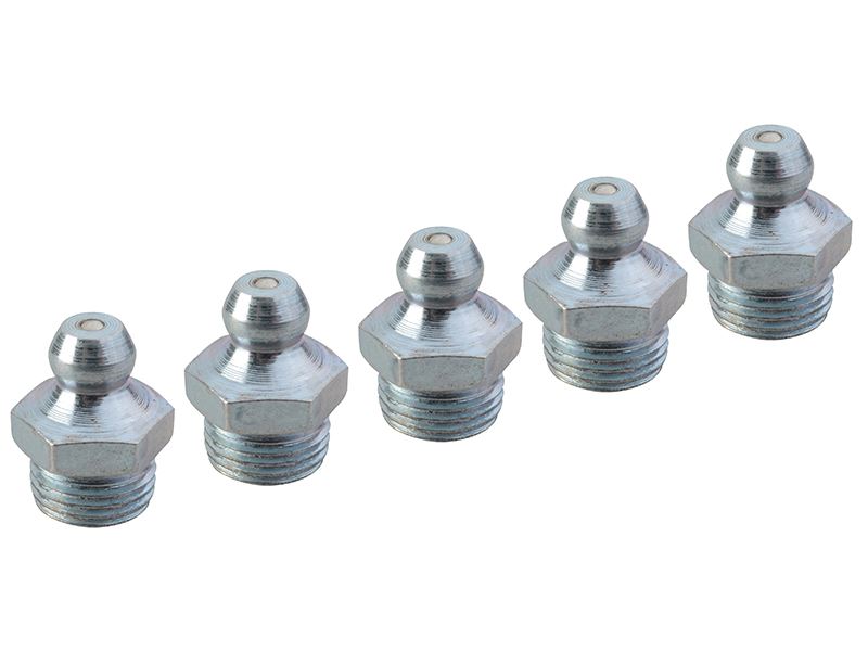 Faithfull FAIGGN18BSP Grease Nipple Straight 1/8in BSP (Pack 5) |
