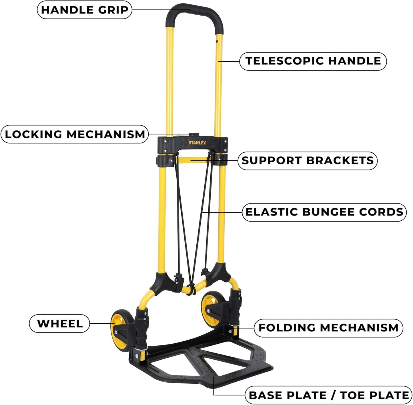 StanleyTrucks SXWTD-FT580 FT580 Folding Hand Truck