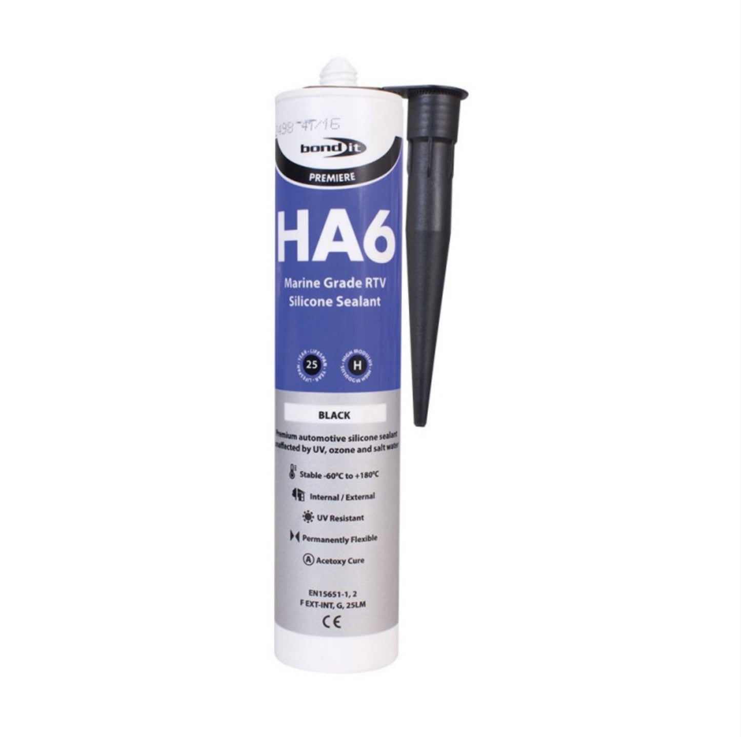 Bond It HA6 Marine Grade Aquarium Silicone Sealant 310ml – All Colours for Fish Tanks, Vivariums, Terrariums and Marine Sealing