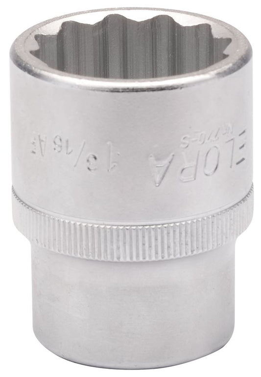 00509 Elora Elora Bi-Hexagon Socket, 1.3/16 3/4 Sq. Dr. 770-SA 1.3/16 3/4 Sockets Professional Trade DIY Workshop Garage Use