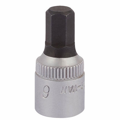 11127 Elora Elora Hexagon Screwdriver Socket, 1/4 Sq. Dr., 6mm 1455-IN 6 1/4 Screwdriver Sockets Professional Trade DIY Workshop Garage Use