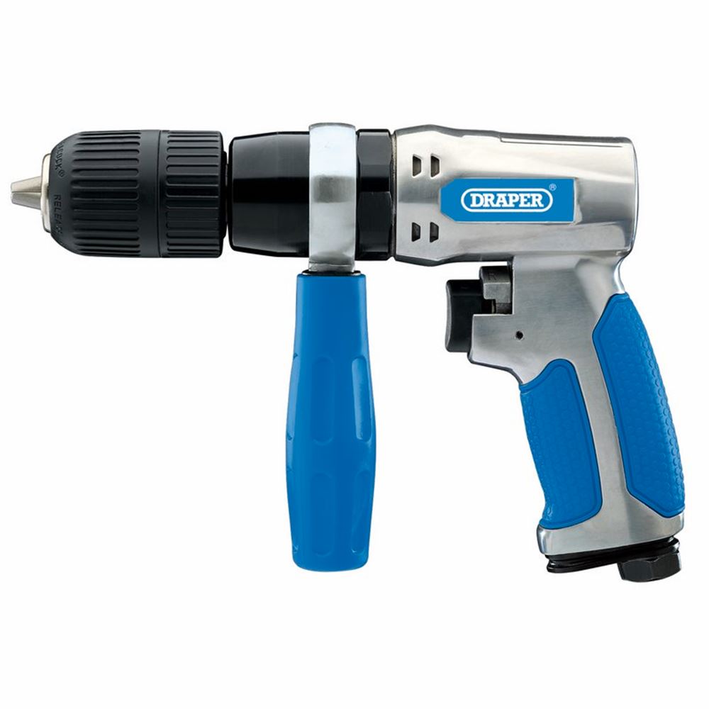 Draper 13MM REVERSIBLE AIR DRILL 84121 Keyless Reversible Air Drill (13mm)
