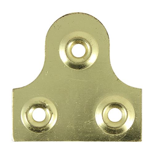 TIMCO Mirror Plate - Plain 32mm Pack 4