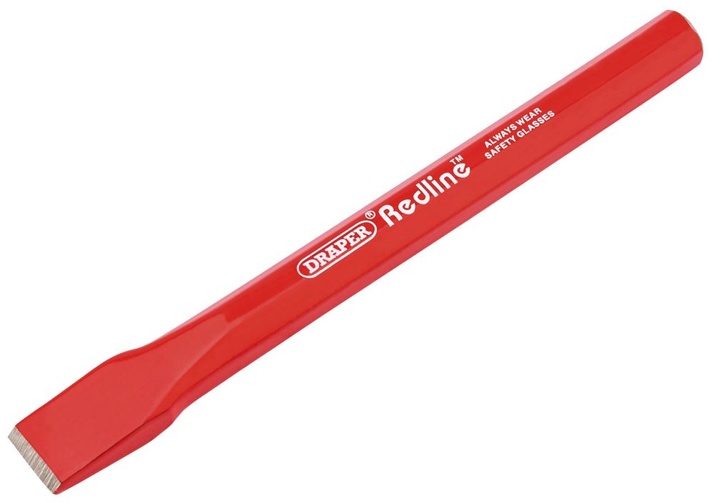68611 Draper Redline Redline Cold Chisel, 19 x 200mm RL-BD5 Cold Chisels Professional Trade DIY Workshop Garage Use
