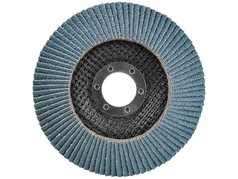 Faithfull FAIFD11580Z Zirconia Abrasive Jumbo Flap Disc ZA80 115mm |