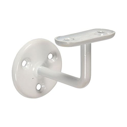 TIMCO Steel Handrail Bracket White 63mm White Pack 1