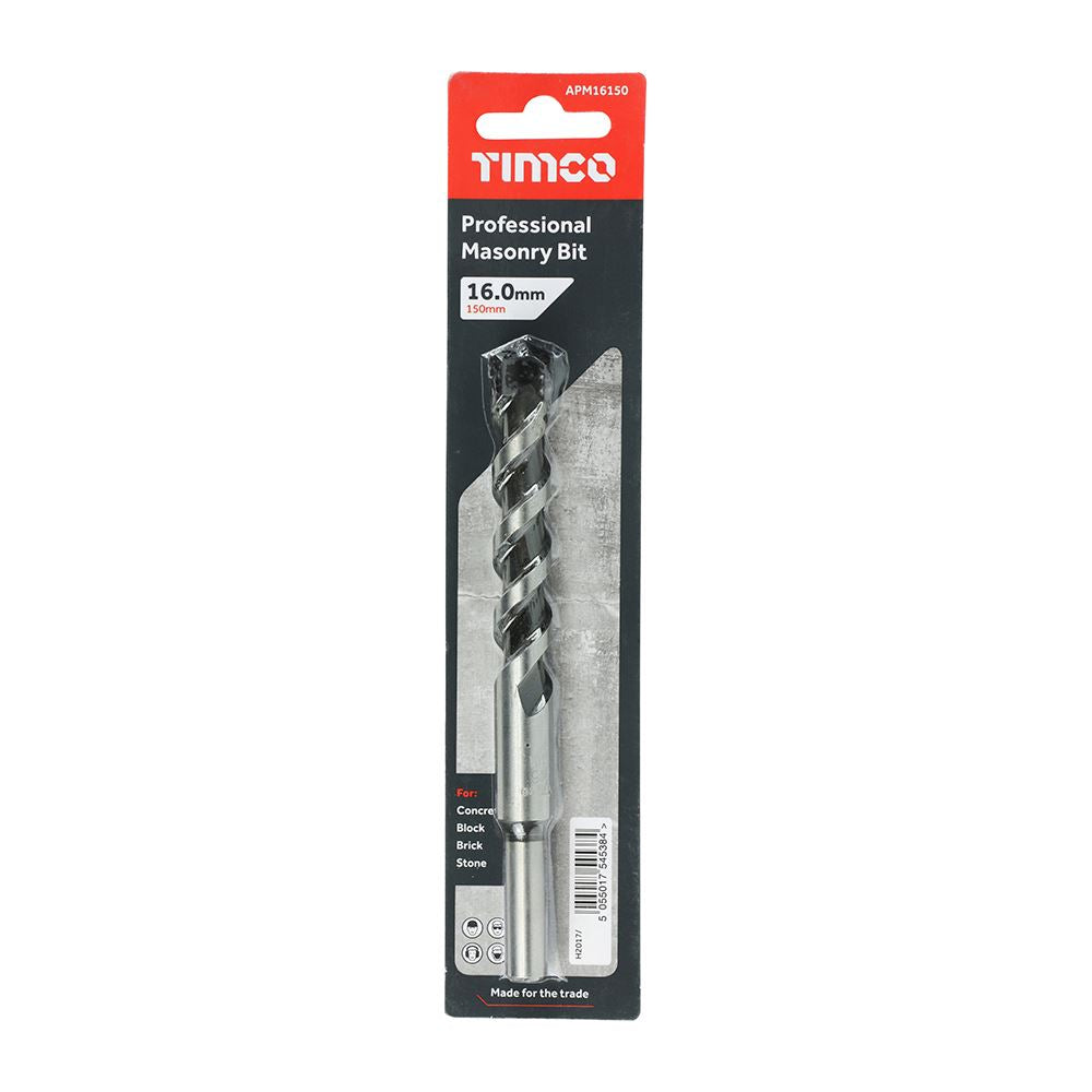 TIMCO Professional Masonry Bit 16.0 x 150 Pack 1