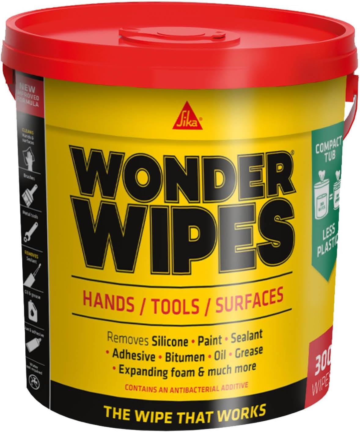Everbuild 300 Wonder Wipes Tub Multi Use Cleaning Wipes Trade Pack