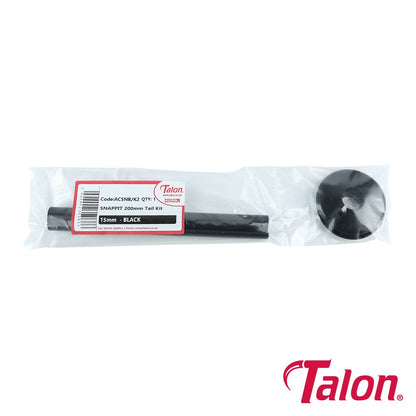 TIMCO Snappit Kit - Black 15mm x 200mm x 18mm Black Pack 2
