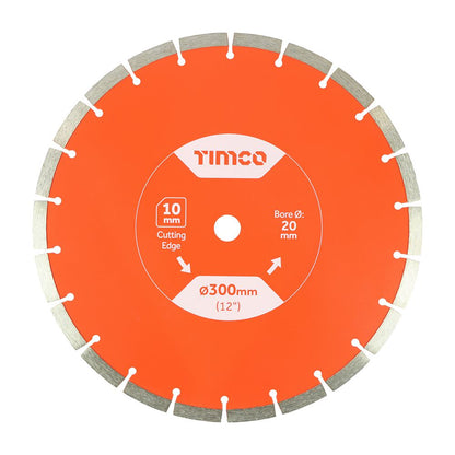 TIMCO GP Diamond Blade Seg 300 x 20.0 Pack 1