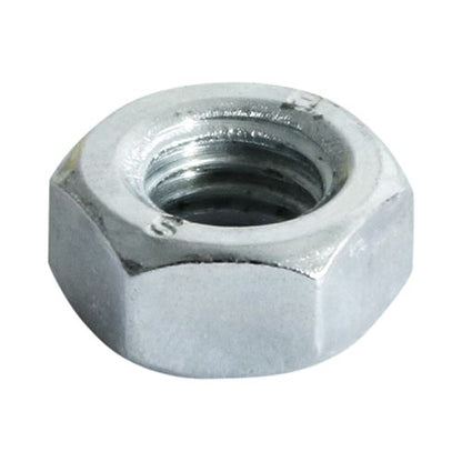 TIMCO Hex Nut DIN 934 - BZP M10 Silver Pack 20