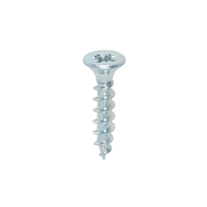 TIMCO Solo Woodscrew PZ2 CSK Zinc 5.0 x 25 Silver Pack 200