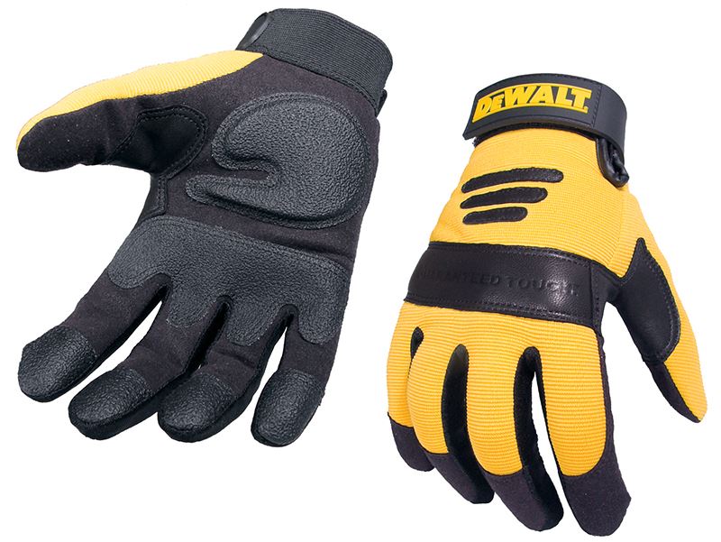 DeWalt DPG21L EU Synthetic Padded Leather Palm Gloves - Large